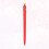 Silicone Stylus Cover Carrot Design Red 1set 6