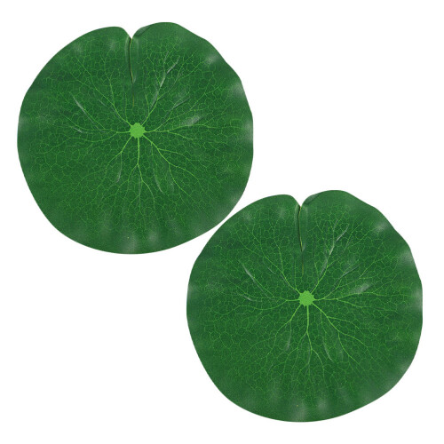 2 Unidades Decoração Folhas Falsas Para