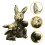 1Gouden Brass Bunny Statue En Creatief Voor En 5