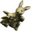 1Gouden Brass Bunny Statue En Creatief Voor En 4