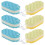 6Pcs Assorted Color Bath Sponges Soft Sponge Body Scrubber for Shower 7