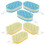 6Pcs Assorted Color Bath Sponges Soft Sponge Body Scrubber for Shower 9