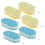 6Pcs Assorted Color Bath Sponges Soft Sponge Body Scrubber for Shower 5