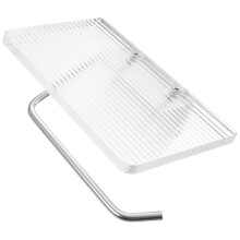 Zilveren Toiletrolhouder Met Plank Aluminium Voor Huis