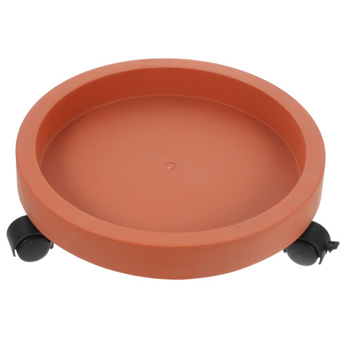 1 Tabuleiro Móvel Plástico Redondo Com Para