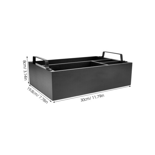 Coffee Station Organizer Armazenamento Multifuncional Madeira 2