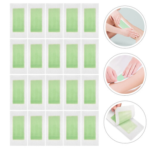 20 Waxstrips Voor Lichaam En Gezicht -Geweven 2