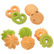 10Stuks Kunstmatige Koekje Fake Biscuits Realistisch Voedsel Decoratie