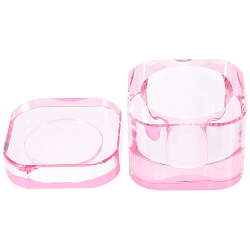 De De Cristal Para Unhas Com Tampa