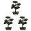3 Unidades Árvore Bonsai Artificial Vaso Planta 2