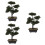 3 Unidades Árvore Bonsai Artificial Vaso Planta 7