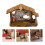 3Pcs Natividade Resina 8,5 Cm Decoração Natal 11