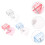 3Pcs Transparentes Para Unhas Diy 7