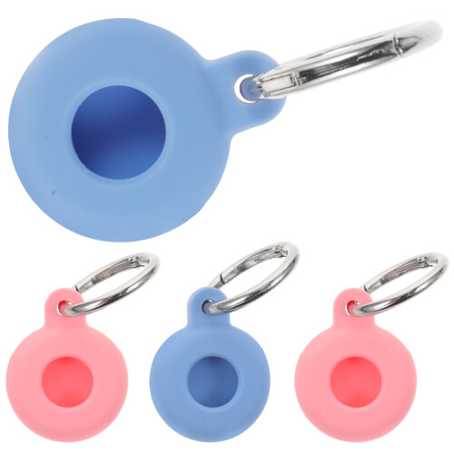 4 Unidades Capa Protetora Silicone Para Com Suporte Chaveiro