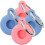 4 Unidades Capa Protetora Silicone Para Com Suporte Chaveiro 9
