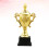 Golden 24 Cm Mini Plastic Met Zwarte Voet 8