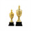 Golden 24 Cm Mini Plastic Met Zwarte Voet 11