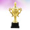 Golden 24 Cm Mini Plastic Met Zwarte Voet 5