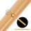 Light Brown Luminous Scepter Plastic Kids Stage Performance Prop 11