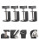 4 Unidades De Fixação De Braçadeiras Universais 9