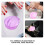 4Pcs Tigela De Para Unhas E , Remoção De Esmalte Gel 6