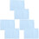 6Pcs Lightweight Children Pillowcases Sky-Blue with Envelope Closure 4