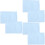 6Pcs Lightweight Children Pillowcases Sky-Blue with Envelope Closure 8