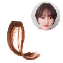 Clip De Flequillo , Extensiones Mujer Niña (Amarillo Lino)