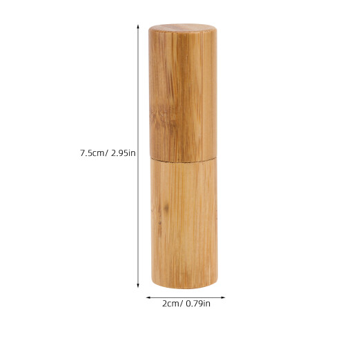 2 Unidades Vacíos Labial Bambú Dorado 12,1 Mm 1