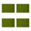 4 Unidades Alfombra Césped Artificial Para Interior Exterior 8