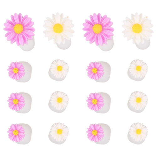 2 Ensembles Séparateurs D'Orteil En Silicone Fleurs Pour Vernis
