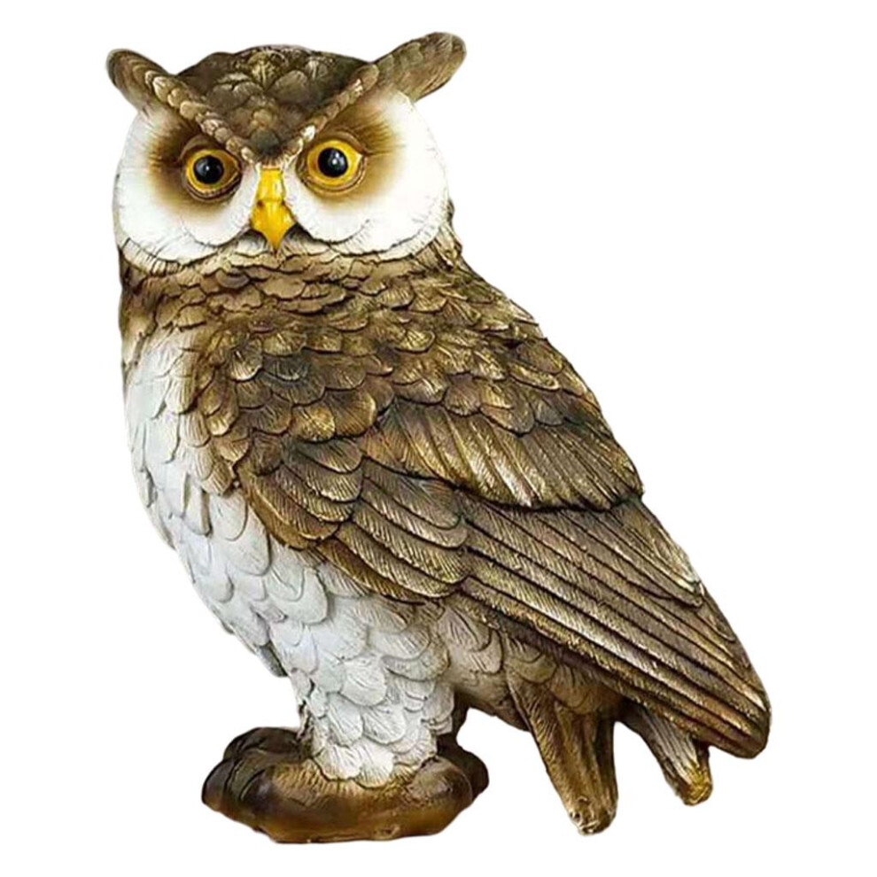Desktop Owl Figurine Statue Premium Vivid Ornament For Bookshelf-image-OPC-PM8F9W5-NEW