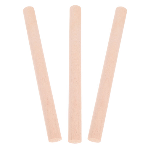 3 Piezas Mango Madera Antideslizante Para Cocina