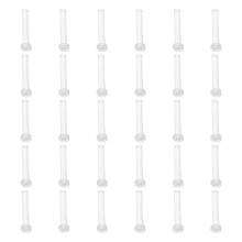 50 Pièces Bouchons En Plastique Pour Tiges De Boucles D’oreilles Femme