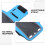 Blue Running Bag for Mobile Phone with Touchscreen and Storage 8