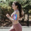 Blue Running Bag for Mobile Phone with Touchscreen and Storage 3