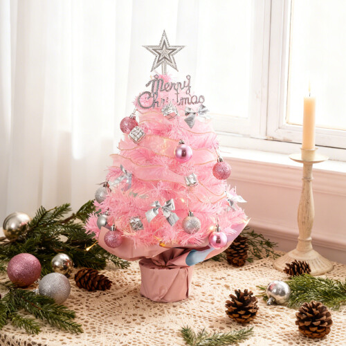 Living And Home Mini Christmas Tree with Lights 1