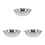 3 Pièces Cuve Acier Inoxydable Multifonction 29 cm 8