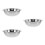 3 Pièces Cuve Acier Inoxydable Multifonction 29 cm 7
