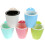 5Pcs Assorted Color Plastic Hanging Planters for Home Gardening Use 1