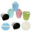 5Pcs Assorted Color Plastic Hanging Planters for Home Gardening Use 6