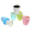 5Pcs Assorted Color Plastic Hanging Planters for Home Gardening Use 3