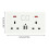 (White) HD 1080P WiFi Camera Wall Socket Motion Detection 11