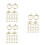 36 Pezzi Portatessere A Forma Per Halloween Matrimonio 10
