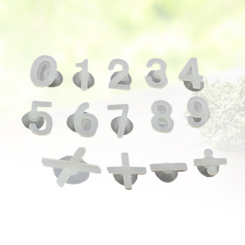 14 Pezzi Bicchiere In Silicone Con Ventosa Numerata 2