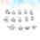 14 Pezzi Bicchiere In Silicone Con Ventosa Numerata 4
