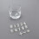 14 Pezzi Bicchiere In Silicone Con Ventosa Numerata 7