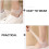 4Pcs Practical Protective Heel Cushions For Foot Care At Home White 4
