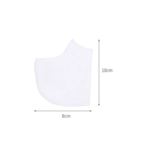 4Pcs Practical Protective Heel Cushions For Foot Care At Home White 1