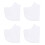 4Pcs Practical Protective Heel Cushions For Foot Care At Home White 9